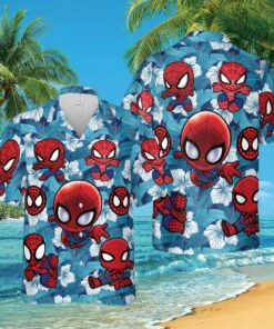 Spiderman Custom Hawaii Shirt For Women Men