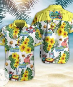 Spongebob Squarepants Patrick Star Hawaiian Shirt For Men Women