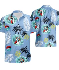 Squirtle Hawaiian Pokemon Shirt Outfit For Men 1