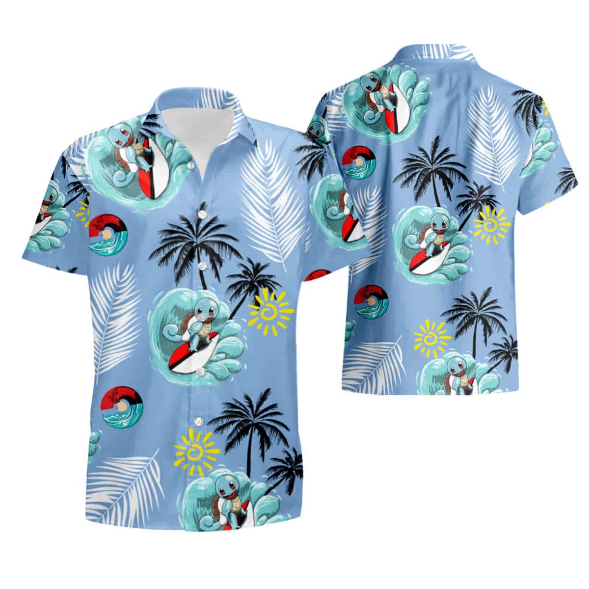 Comfimerch Pikachu Hawaiian Pokemon Shirt