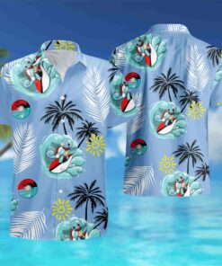 Squirtle Hawaiian Pokemon Shirt Outfit For Men