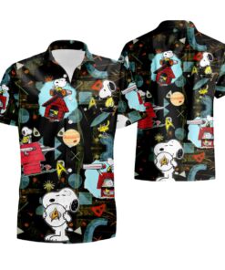 Star Trek And Snoopy Hawaiian Shirt Outfit For Men