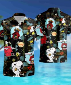 Star Trek And Snoopy Hawaiian Shirt Outfit For Men