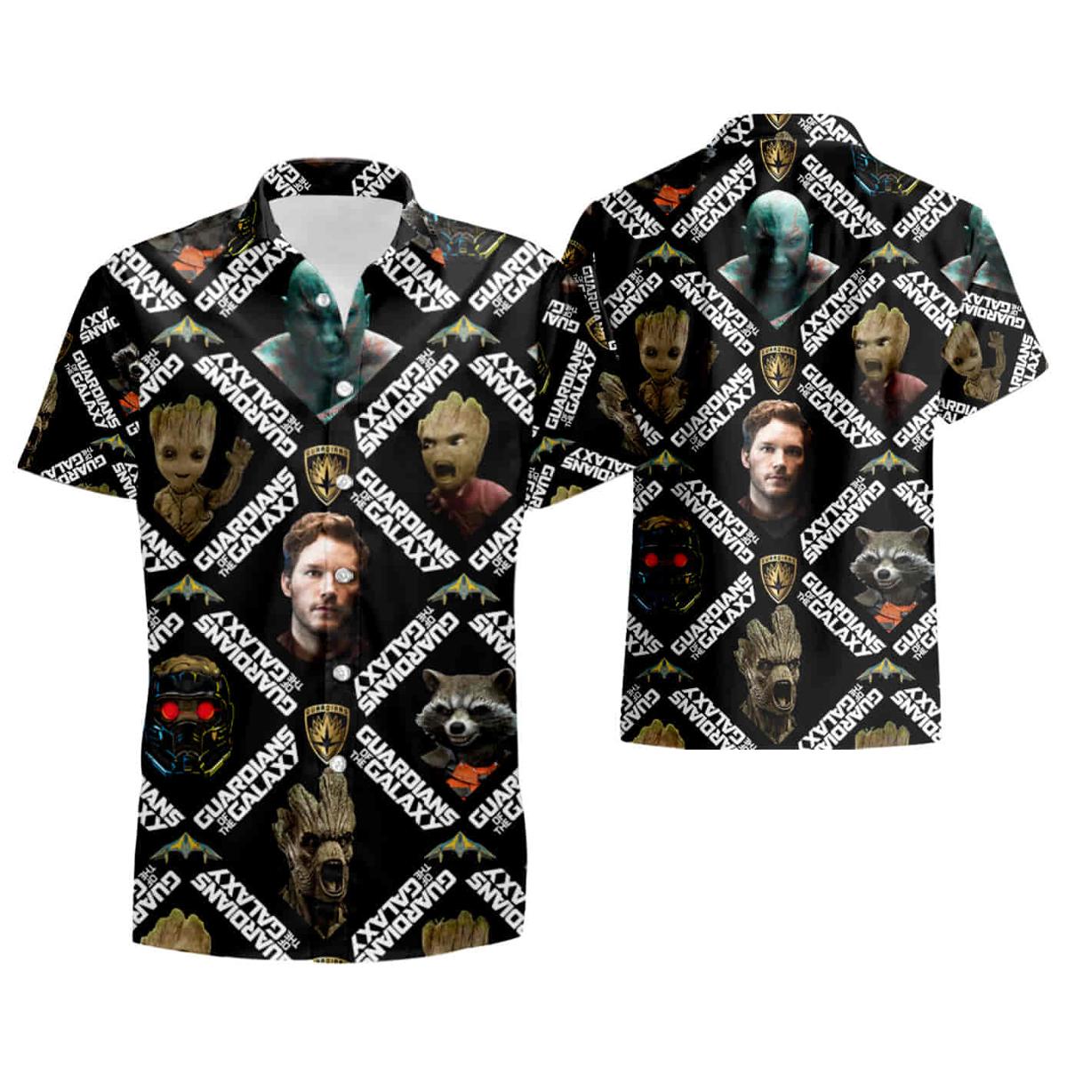 Guardians Of The Galaxy Hawaiian Shirt Gifts Idea