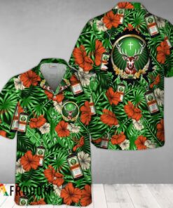 Summer Aloha Floral Jagermeister Hawaiian Shirt Gift For Fans