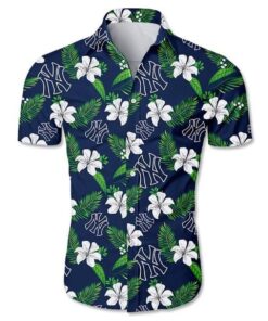 Summer Cool Hawaiian Yankees Shirt For Women