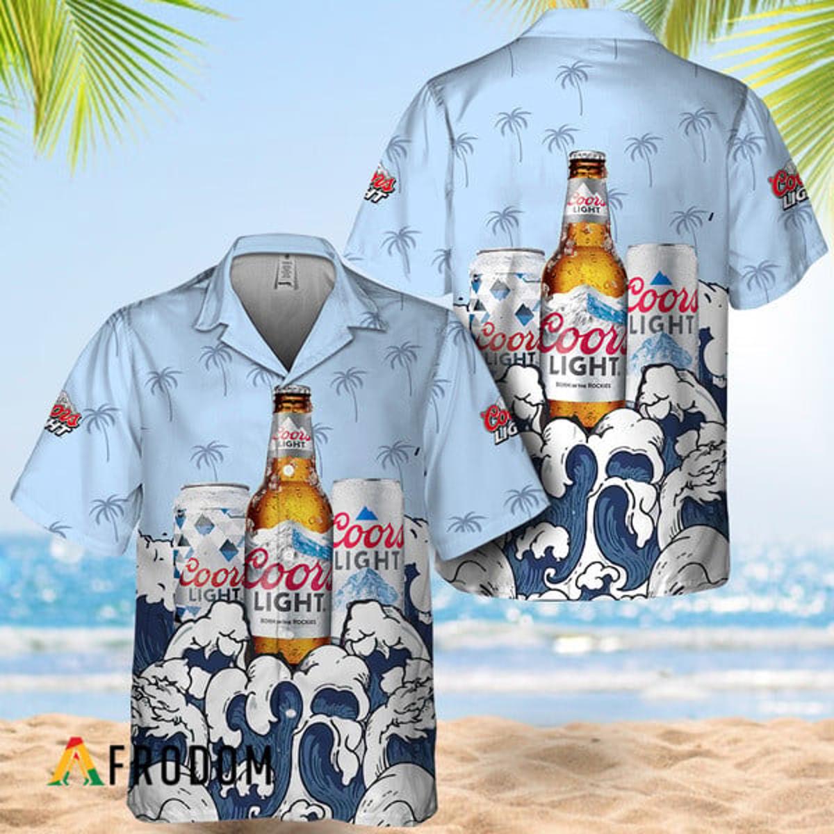 Tropical Coconut Tree Budweiser Hawaii Shirt Gift