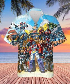 Super Classic Transformers Unisex Hawaiian Shirt Summer Shirt Full Size S-5xl