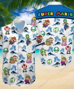 Super Mario Hawaiian Shirt For Men Women