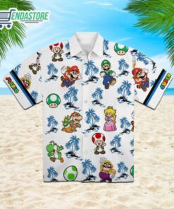 Super Mario Hawaiian Shirt Outfit For Men