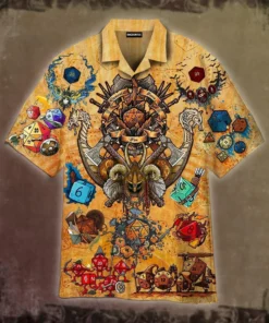 Take A Chance And Roll The Dice Dnd Hawaiian Shirt For Fans