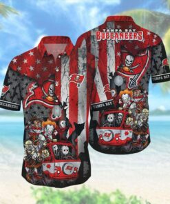 Football Custom Buccaneers Hawaiian Shirt For Men Women