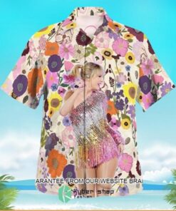 Taylor Swift Flowers Tropical Summer Hawaiian Shirt For Fans