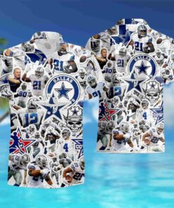 Team Regular Fit Dallas Cowboys Hawaiian Shirt