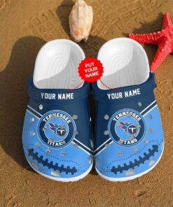 Nfl Tennessee Titans Tie Dye Crocs Clog, Crocs Clog