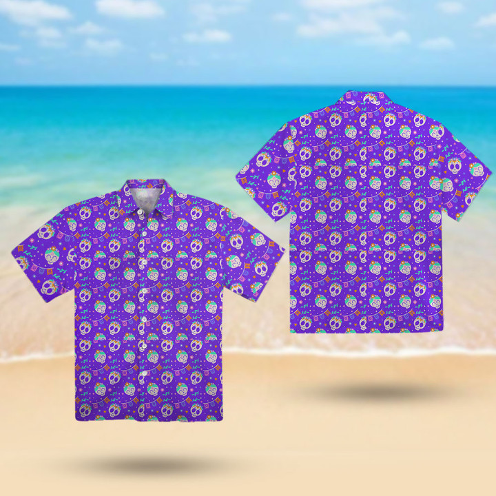 Restocked Mall – Viva Mexico Day Of The Dead Hawaiian Shirt