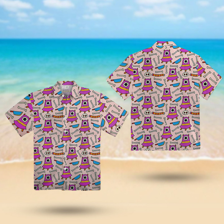 Ufo Hipie Style Love Multicolor Hawaiian Aloha Shirt Gift