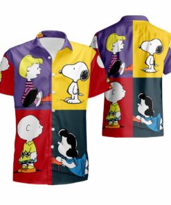 The Charlie Brown Andsnoopy Hawaiian Shirt For Men Women