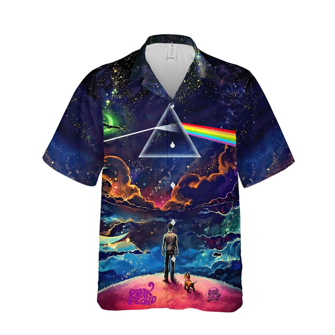 Band The Wall White Pink Floyd Hawaiian Shirt For Men Women