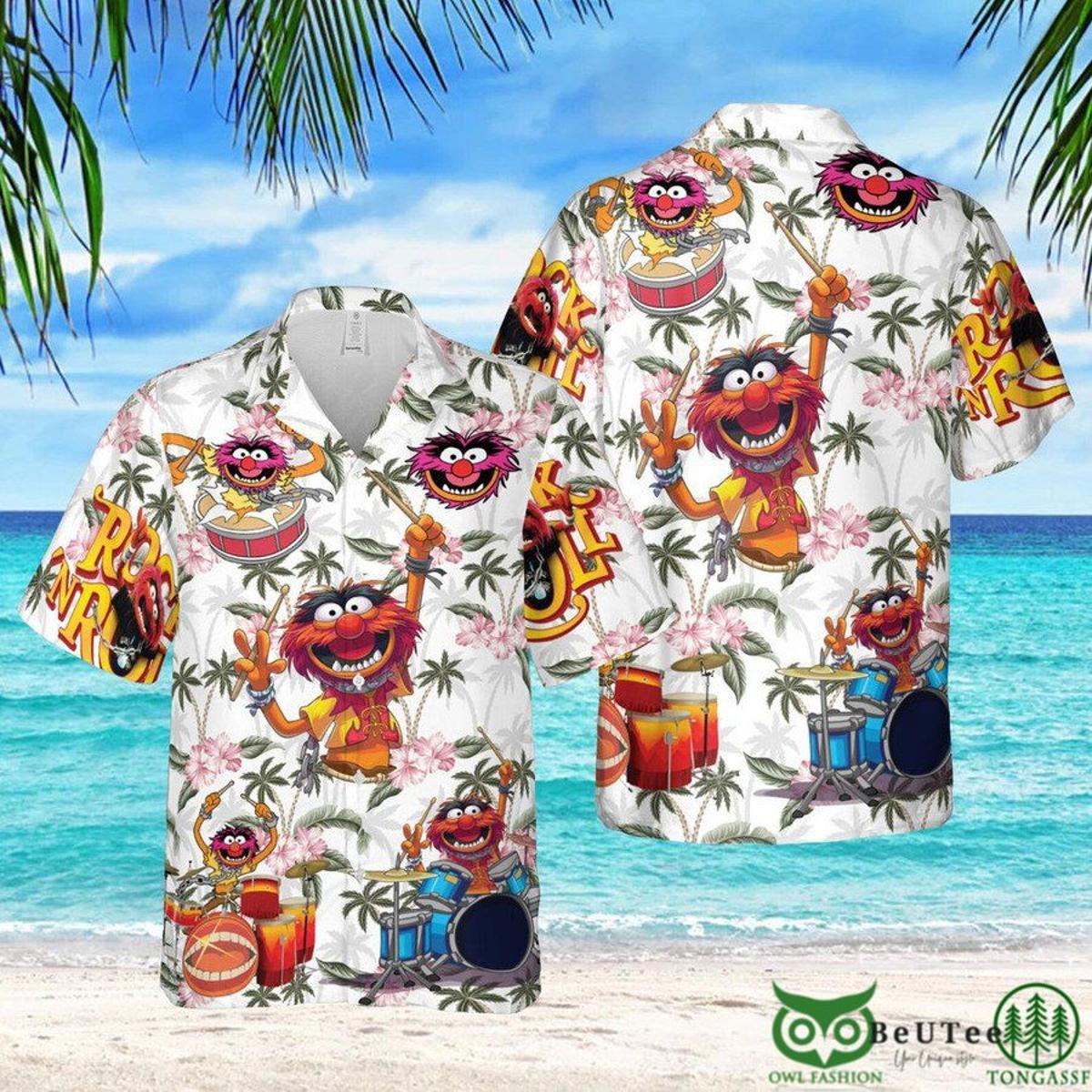 Cookie Monster Muppets Tropical Hawaiian Shirt Best Gift