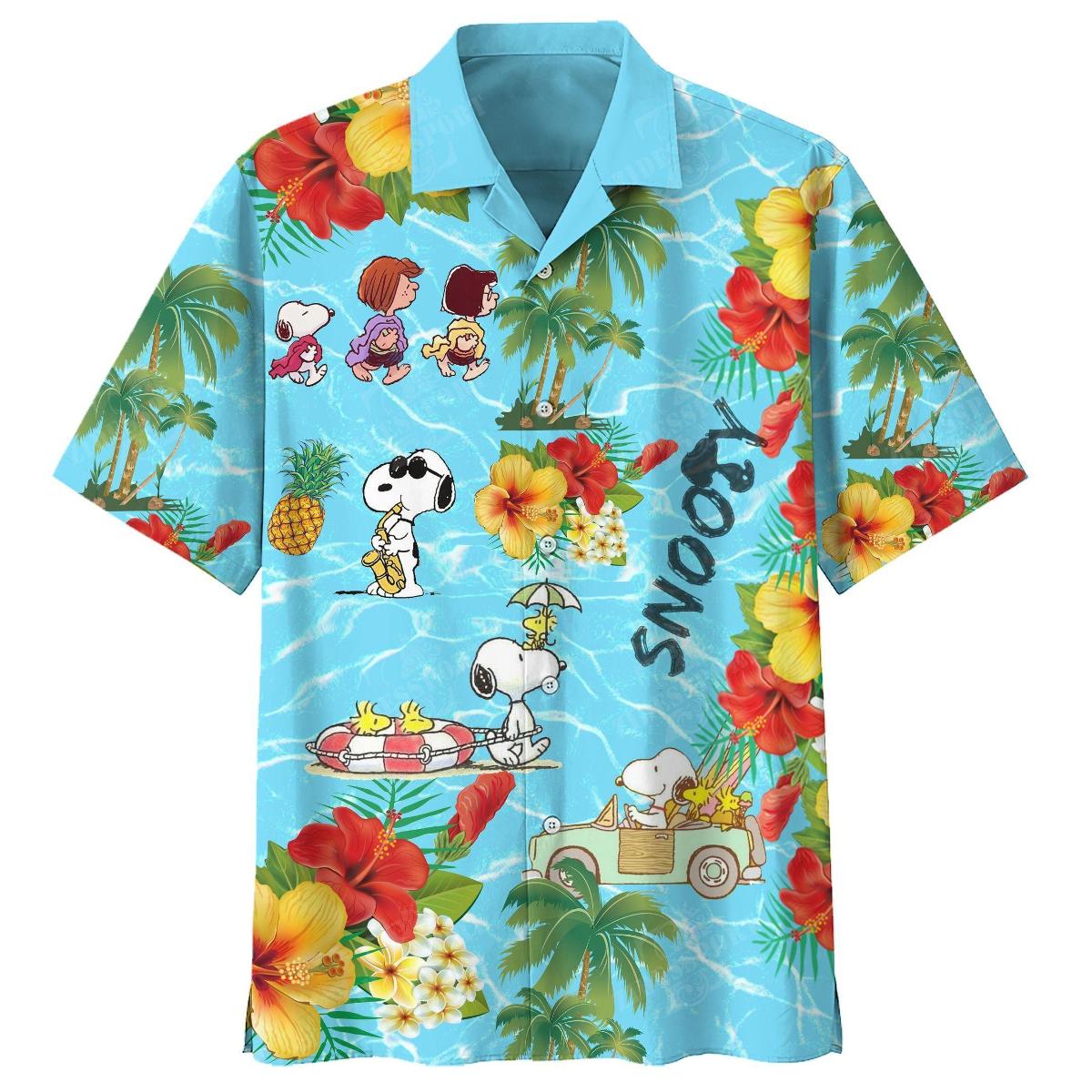 Hallmark Snoopy Aloha Shirt For Men Women