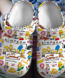 The Simpsons Cartoon Crocs Crocband Clogs Shoes Gift