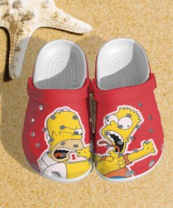 The Simpsons Cartoon Adults Crocs Sandals