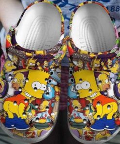 3d The Simpsons Crocs Clog Shoes