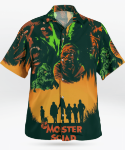 The Universal Monster Squad Horror Halloween Hawaiian Shirt Gift