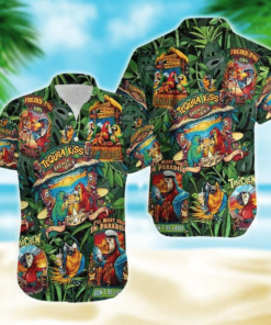 Tiki Parrot Hawaiian Shirt For Men Women