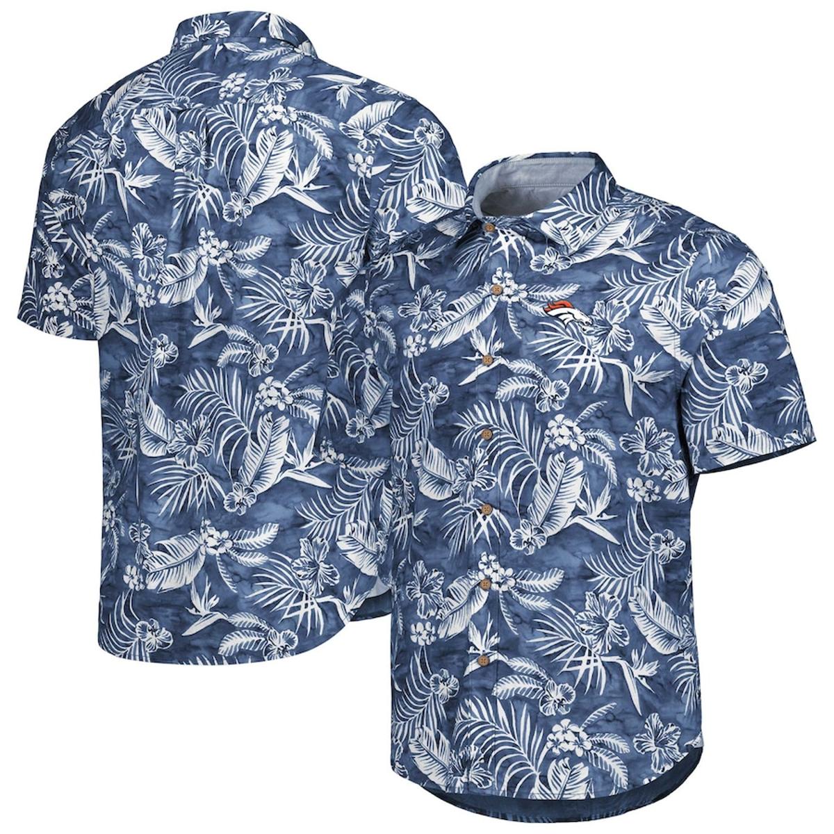 Denver Broncos Tropical Hawaiian Shirt Summer Gift