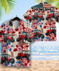 Vintage Tractor Hawaiian Shirt Best Gift