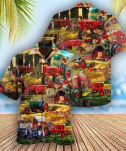 Tractor Hawaiian Shirt Gift