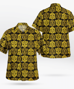 Transformers Optimus Prime Golden Hawaiian Shirt Gift For Fans