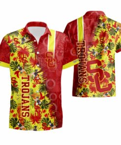 Set Camouflage Vintage Usc Hawaiian Shirt