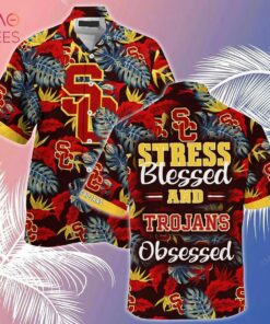 Trojans Custom Name Green Usc Hawaiian Shirt