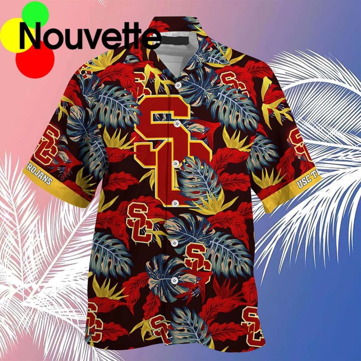 Trojans Stress Blessed Usc Hawaiian Shirt Outfit For Men