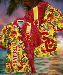 Trojans Gold Green Usc Hawaiian Shirt Outfit For Men