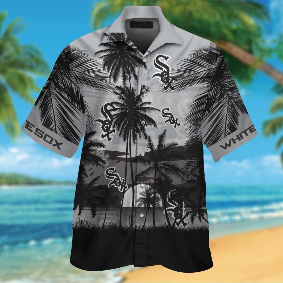 San Diego Padres Red Hibiscus Green Blue Leaf Yellowhawaiian Shirt