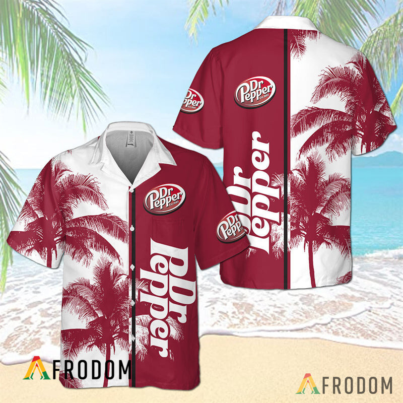 Coconut Beach Dr Pepper Hawaiian Shirt Outfit For Men