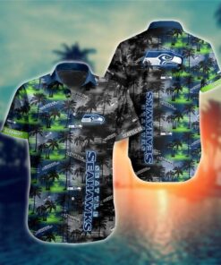 Tropical Flower Summer Seattle Seahawks Hawaiian Shirt