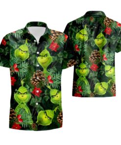 Tropical Grinch Hawaiian Shirt For Men Women