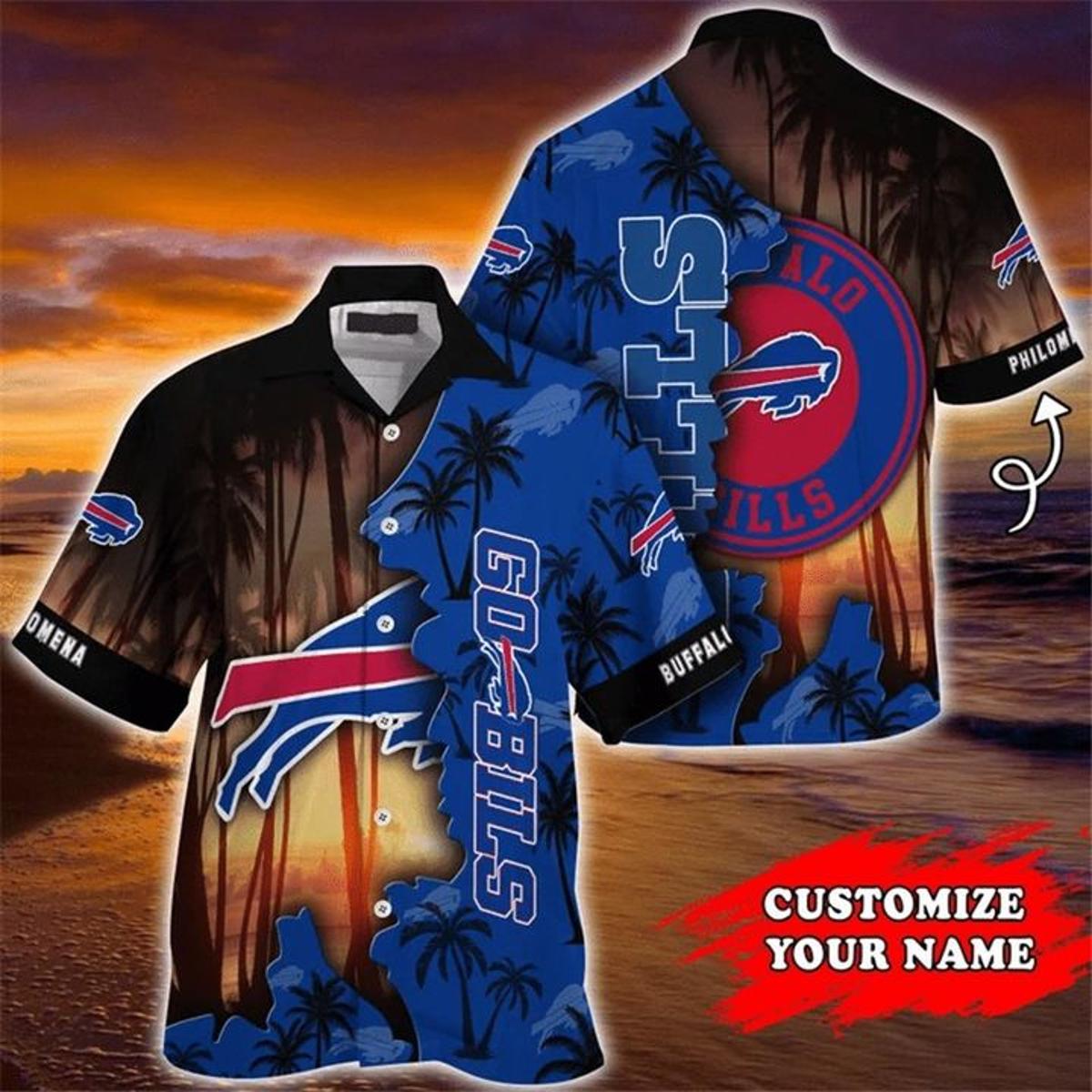 Football Buffalo Bills Hawaiian Shirt Outfit For Men