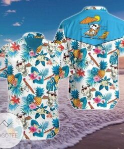 Tropical Pattern Snoopy Hawaiian Shirt For Men Women