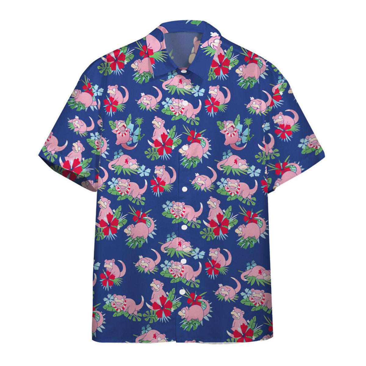 Slowpoke Hawaiian Shirt Gifts Idea