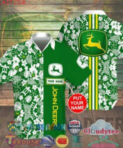 Skull Full Printing Hawaiian John Deere Shirt Size Fron S To 5xl