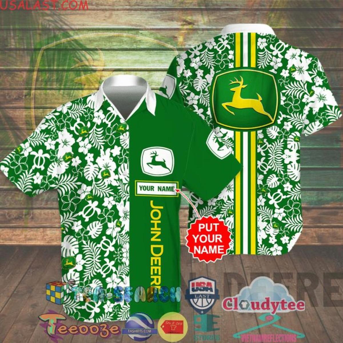 San Francisco John Deere Hawaiian Shirt Outfit For Men