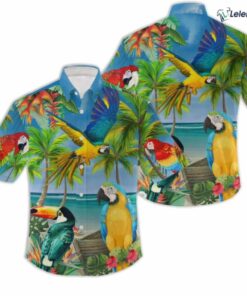 Tropical Tropical Parrot Shirt Outfit For Men