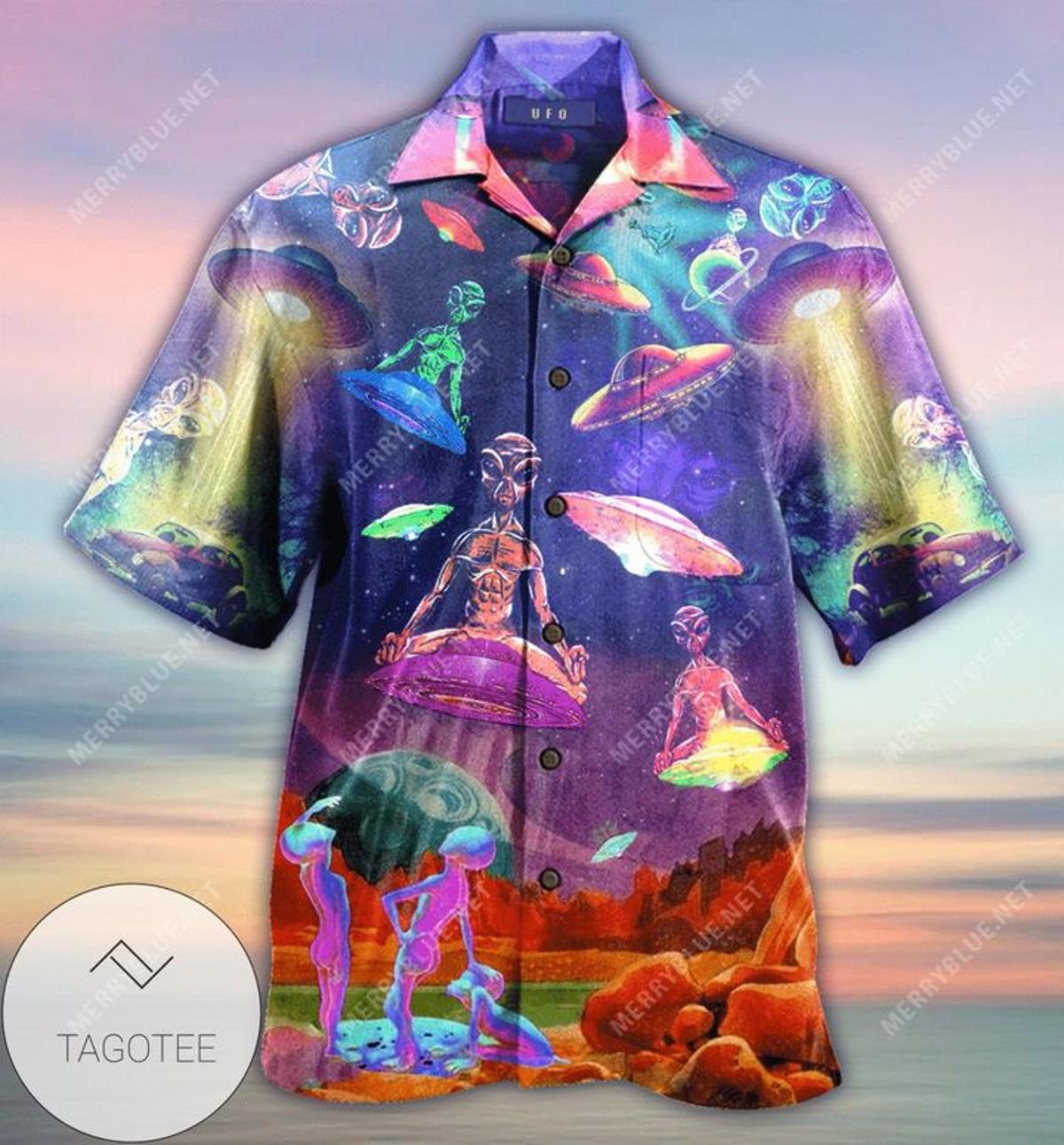 Alien Hawaiian Shirt Best Gift For Fans