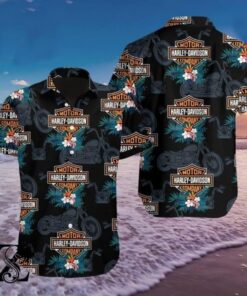 Unique Style Cool Design Button Shirt Harley Davidson Hawaiian Shirt